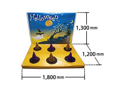 ハロウィン輪投げを熊本でレンタル!ハロウィンパーティー・子ども会・商業施設イベントに【帽子を狙う縁日ゲーム】